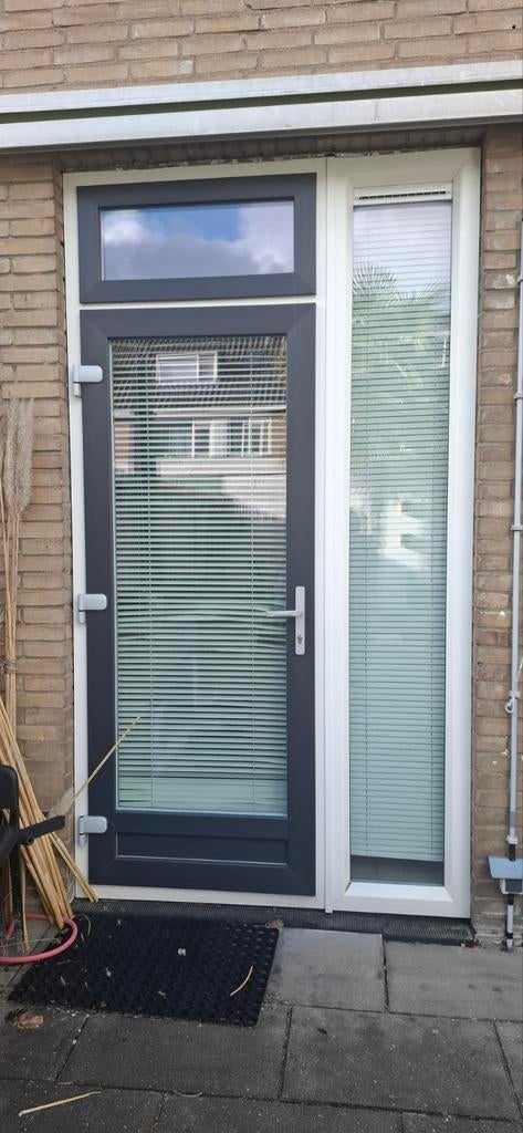 Veka kozijn met tuindeur n.o.t.k, Doe-het-zelf en Verbouw, Kozijnen en Schuifpuien, Kunststof, Deurkozijn, Inclusief glas, 225 cm of meer