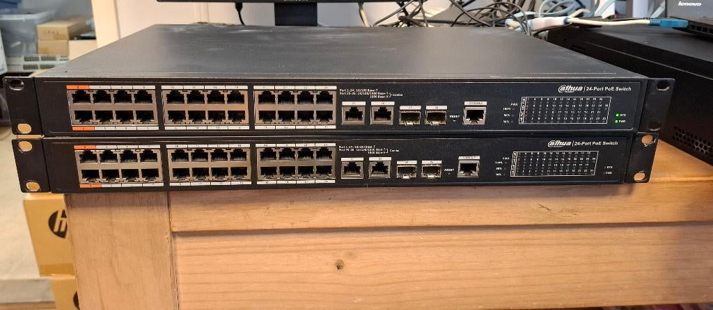 Dahua DH-PFS4226-24ET-360 24-Port Managed PoE Switch, Computers en Software, Netwerk switches, Refurbished, Dahua, Dahua, Dahua