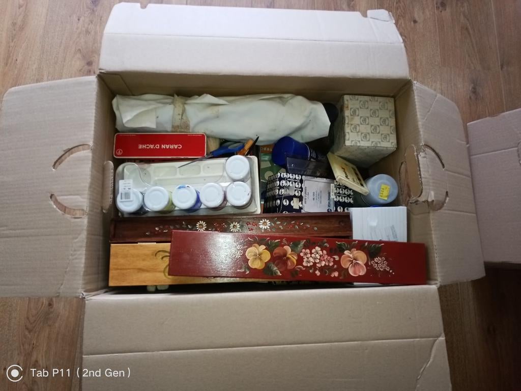 Grote partij schildersbenodigdheden:, Hobby en Vrije tijd, Ophalen, Gebruikt, Overige typen