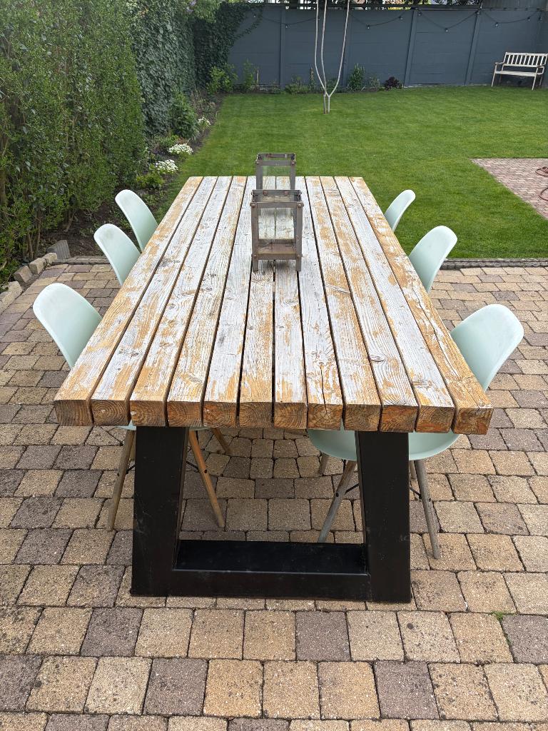 Tuinset, Tuin en Terras, Tuinsets en Loungesets, Ophalen, Gebruikt, 6 zitplaatsen, Tuinset