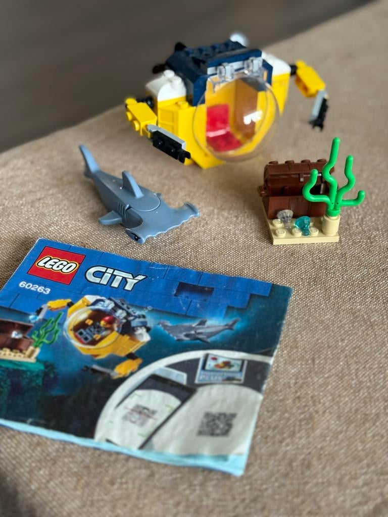 Lego City 60263 Oceaan Mini-Onderzeeër, Lego, Ophalen of Verzenden, Complete set, Inclusief instructies