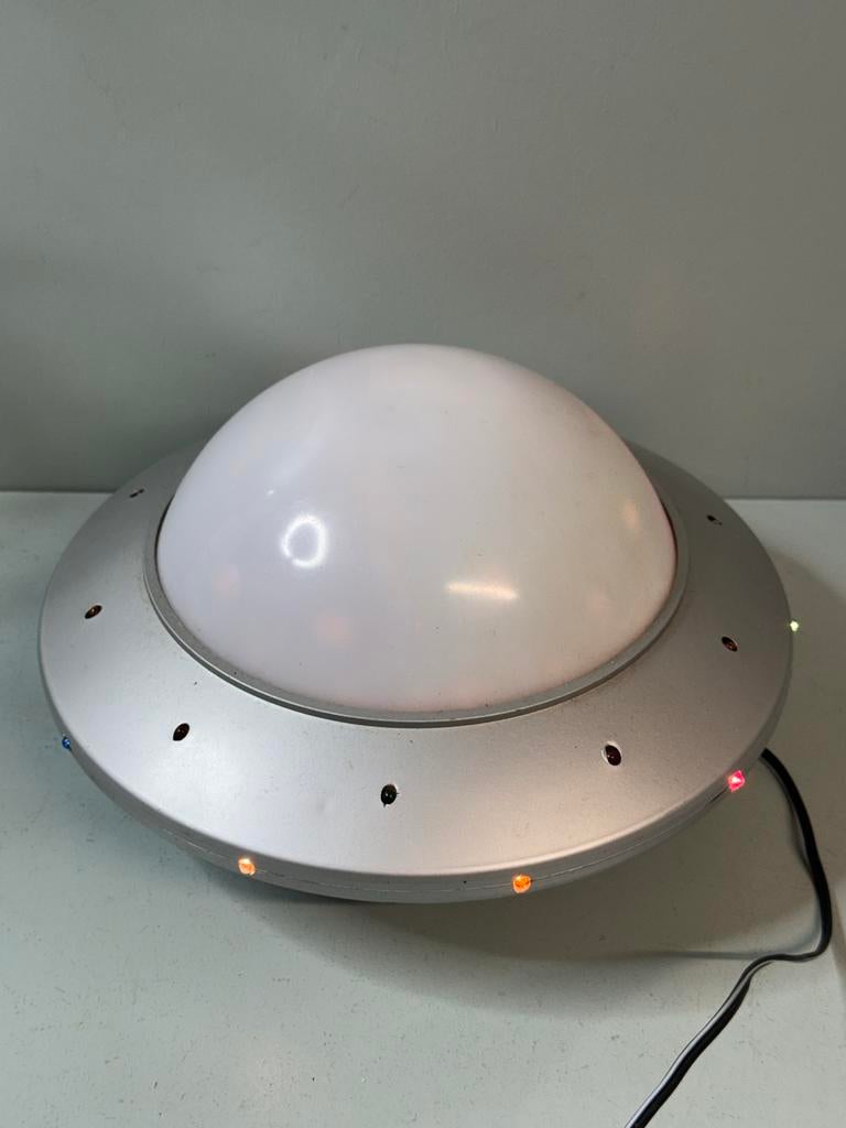 Space Age UFO Lamp met Kleurrijke Lichteffecten, Gebruikt, ?, ?, ?