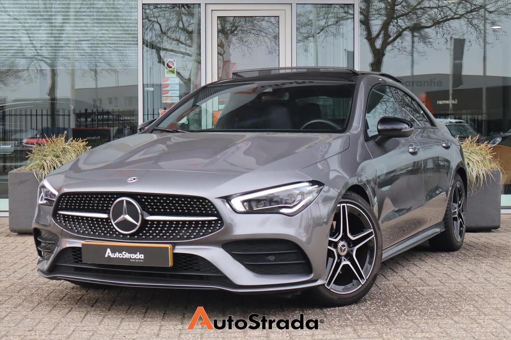 Mercedes CLA Coupé 180 AMG-Line 136pk | Cruise | Pano | Cam, Auto's, CLA, Gebruikt, 4 cilinders, Met garantie (alle)