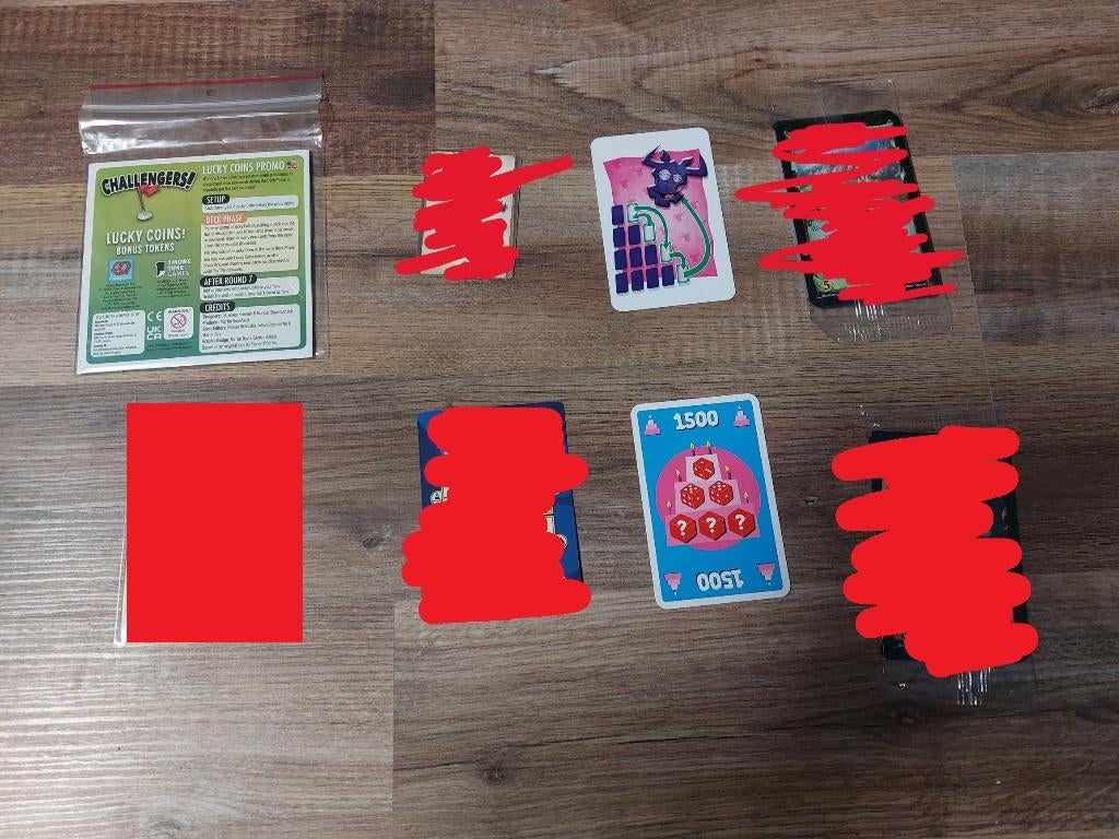 Diverse promo kaarten voor bordspellen, Ophalen of Verzenden, Nieuw