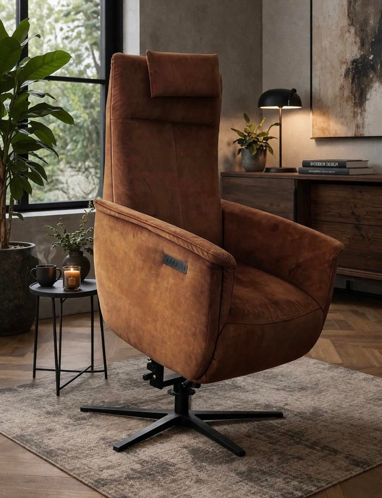 Te koop luxe sta op fauteuil (met accu), Ophalen, Zo goed als nieuw, 75 tot 100 cm, 50 tot 75 cm
