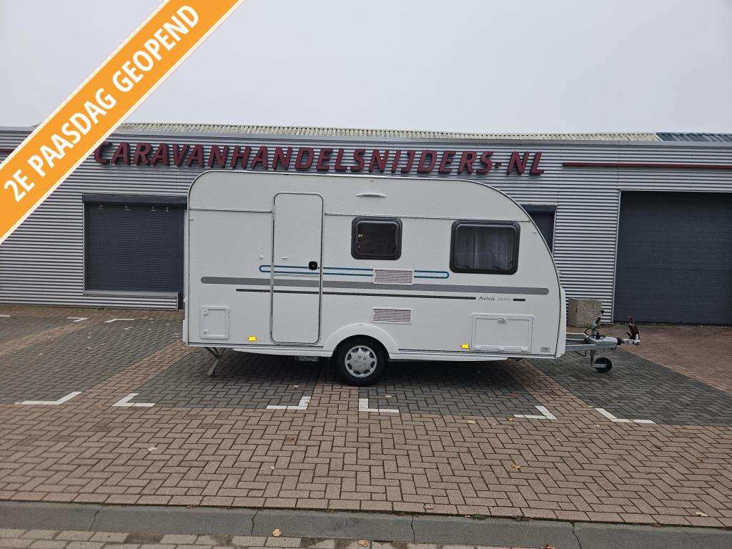 Adria Aviva 390 ps goede staat met Voortent, Bedrijf, Treinzit, 750 - 1000 kg, Adria