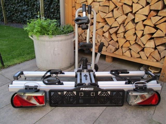 fietsendrager voor 2 elektrische fietsen pro user diamant, Ophalen, Gebruikt, Elektrische fiets, 2 fietsen