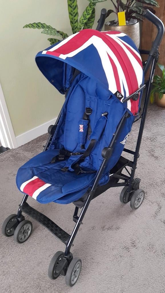 Easywalker Buggy " Mini " Union Jack met Regenhoes, Ophalen, Gebruikt, Regenhoes