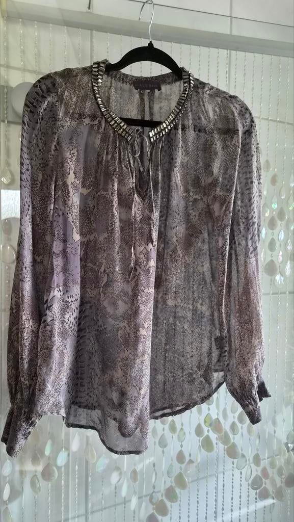 Hale Bob echt zijde Tuniek S, Bruin, Ophalen of Verzenden, Zo goed als nieuw, Maat 36 (S)