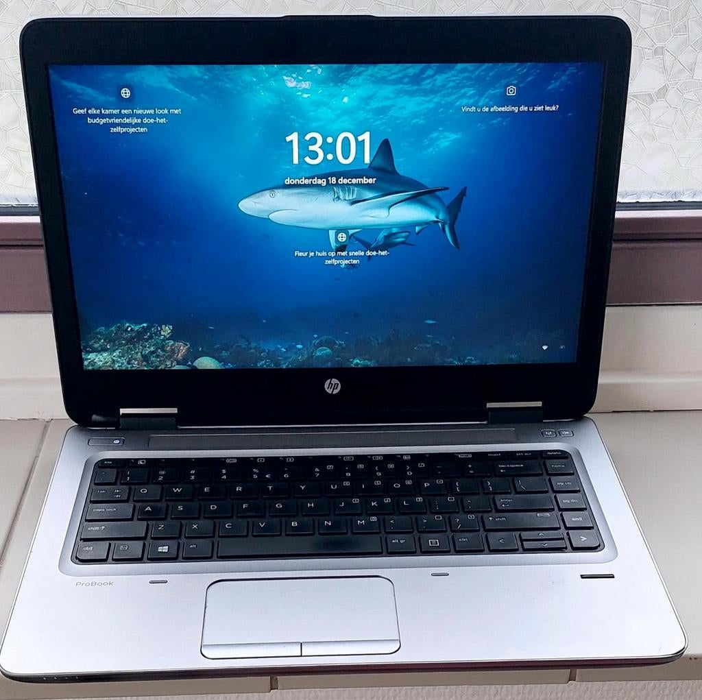 Hp probook i5 13 inch Opslag 256GB SSD, 2 tot 3 Ghz, Qwerty, HP ProBook, 8 GB