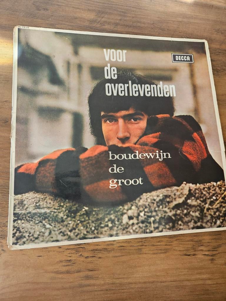 Lp vinyl Boudewijn de groot - Voor de overlevenden, Cd's en Dvd's, Ophalen of Verzenden, Gebruikt, Overige formaten, Levenslied of Smartlap