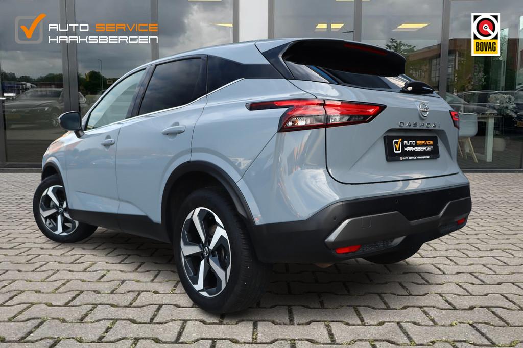 Nissan QASHQAI 1.3 MHEV Xtronic N-Connecta | ACC | 360 Camer, Stof, Zwart, 4 cilinders, Bedrijf