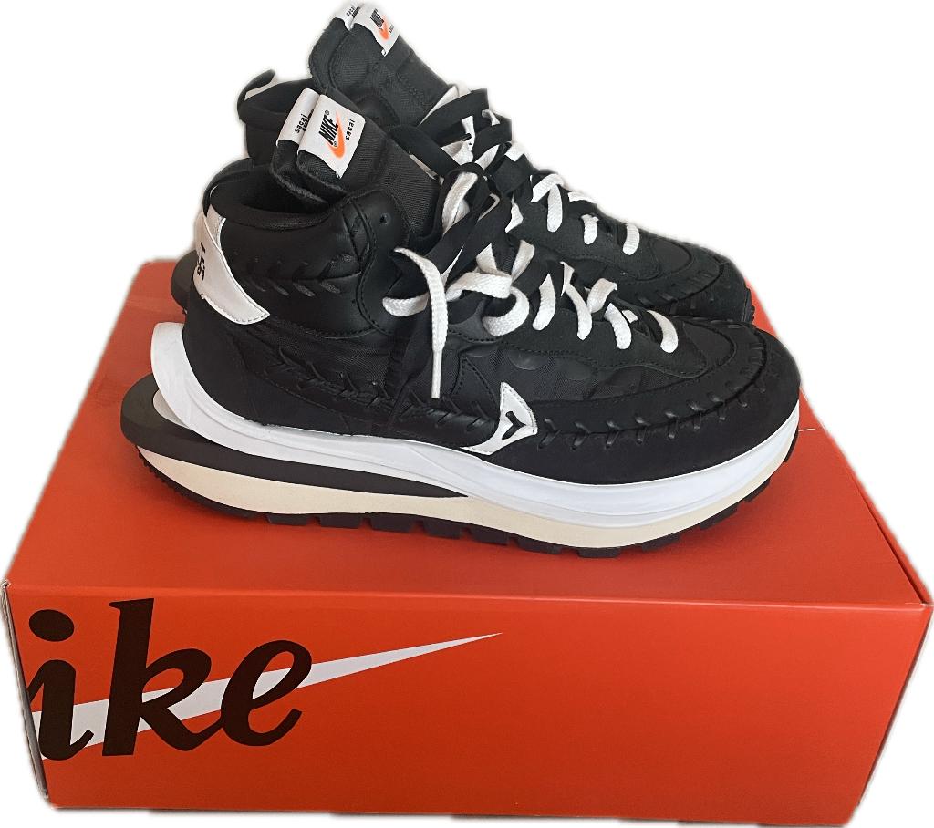 Nike Vaporwaffle sacai Jean Paul Gaultier Black White, Zwart, Nike, Nieuw, Ophalen of Verzenden