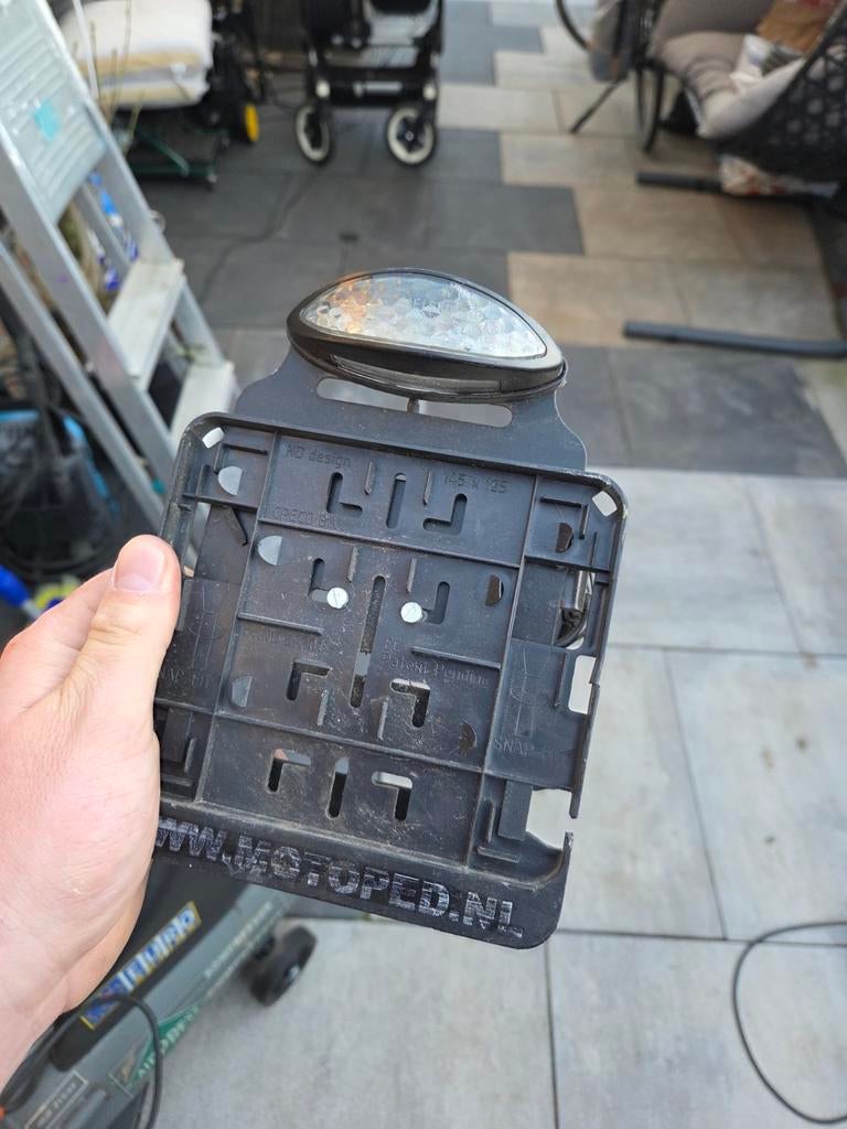 Kentekenplaathouder met licht, Ophalen, Gebruikt, Overige merken