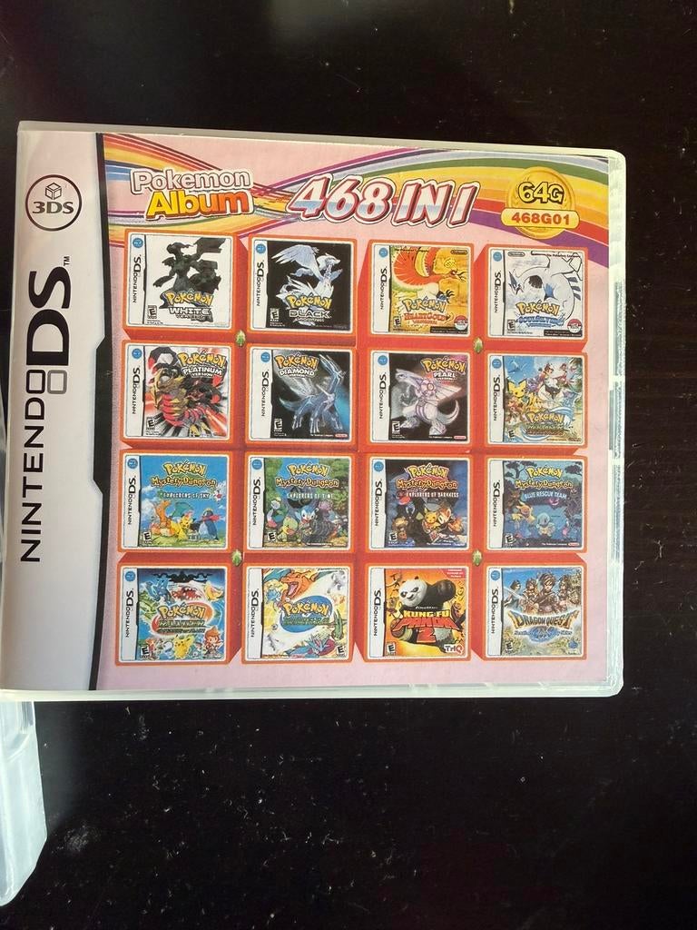 Nintendo DS Game - 468 Spellen incl. POKÉMON, Spelcomputers en Games, Games | Nintendo DS, Nintendo, Nintendo, 1 speler, Nieuw