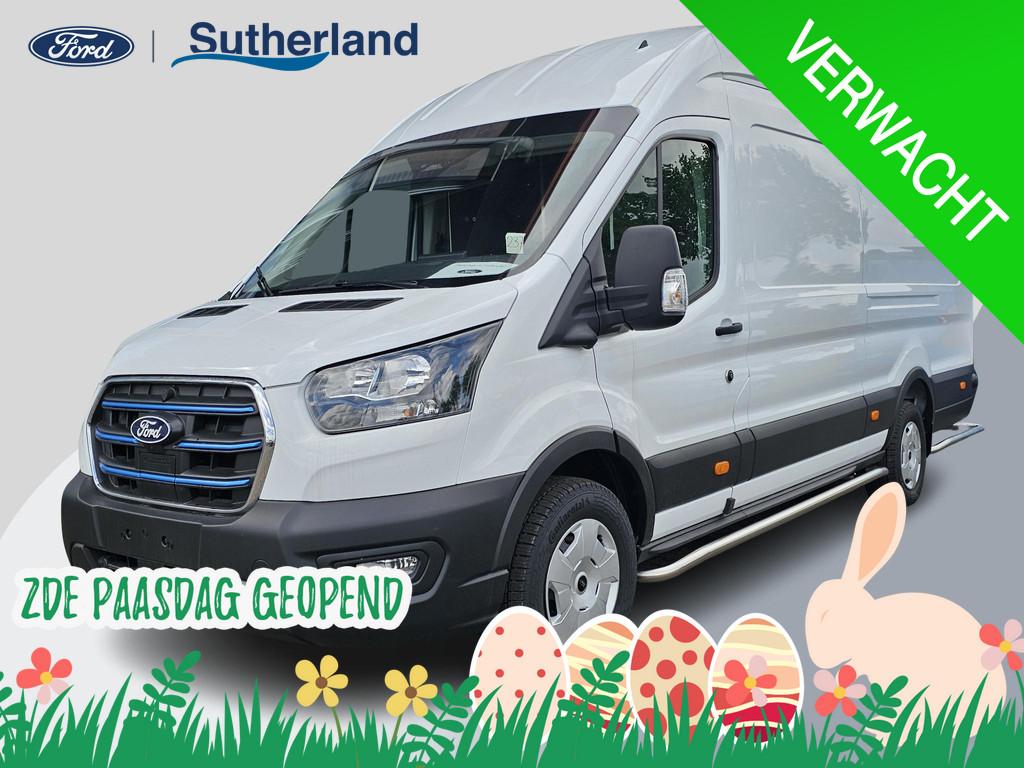 Ford E-Transit Bestelauto 350 L4 Trend 184pk Elektrisch Ford, Automaat, 240 km, Zwart, Wit