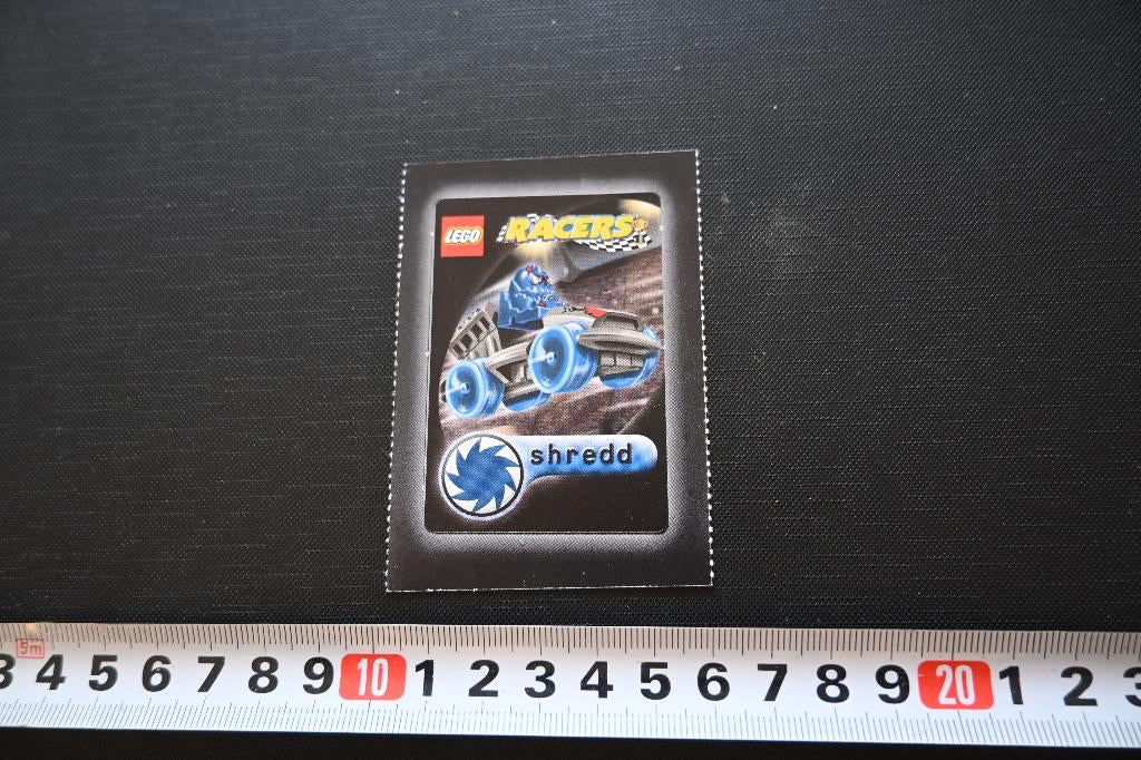 sticker 538 LEGO racers SHREDD, Verzamelen, Ophalen, Zo goed als nieuw
