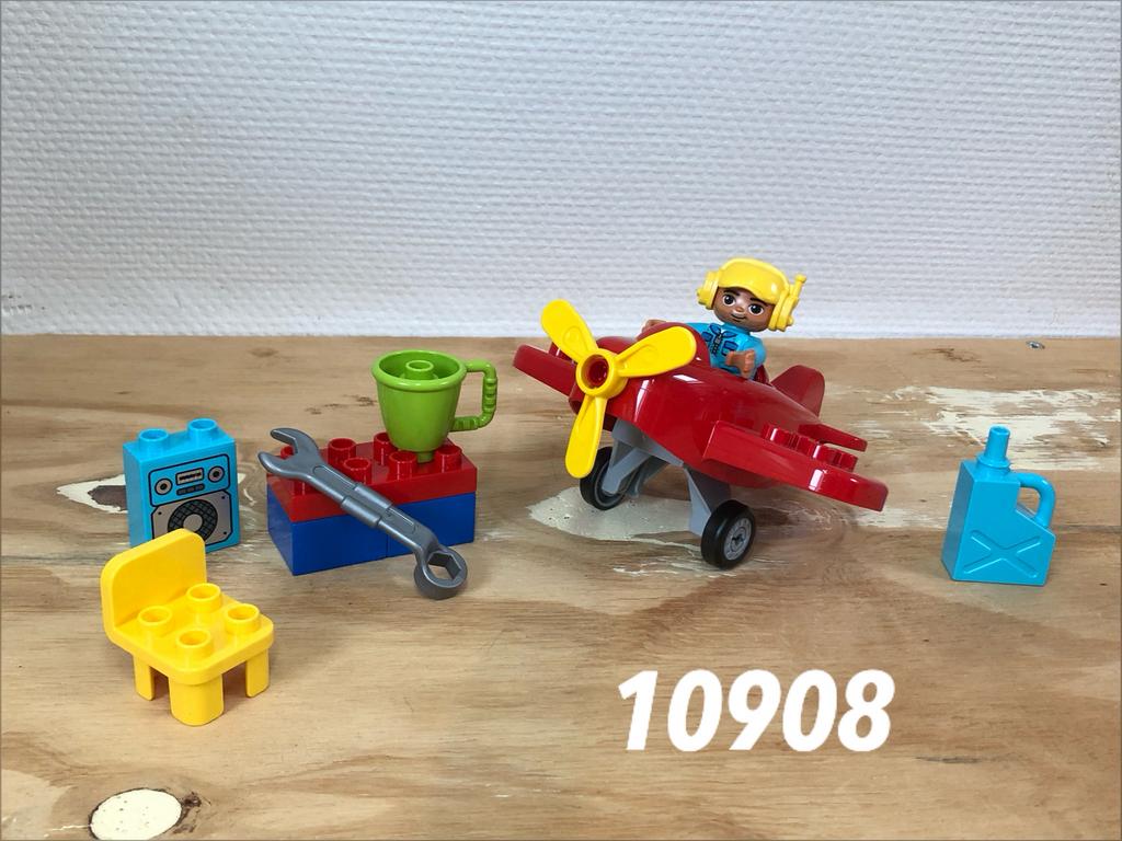 Duplo vliegtuig 10908 (compleet) 16, Ophalen of Verzenden, Zo goed als nieuw, Complete set, Duplo