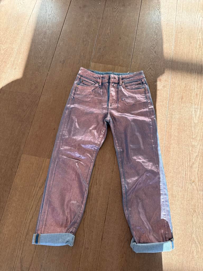 Summum Jeans Zoe Blue Daze metallic blauw maat 36, Ophalen of Verzenden, Nieuw, Blauw, W28 - W29 (confectie 36)