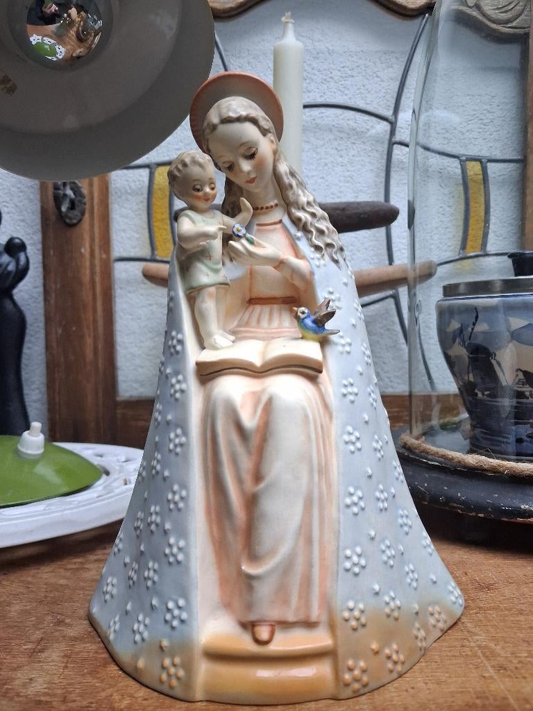 oma's brocante porseleinen hummel mariabeeld / 21 cm hoog, Ophalen, Gebruikt, Hummel