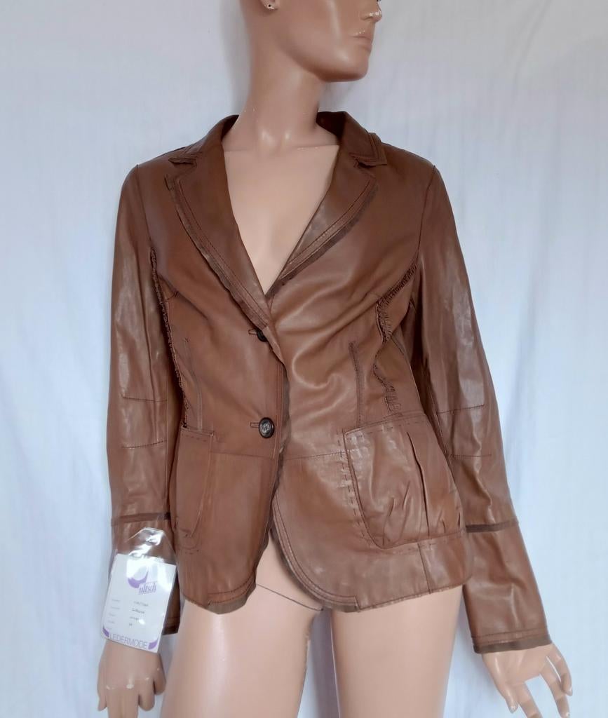 ULTSCH Leren Jasje , Maat 38 - 40 , NIEUW, Verzenden, Zo goed als nieuw, Maat 38/40 (M), Bruin