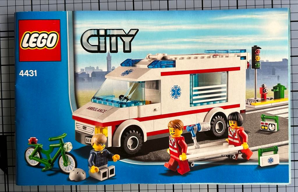 Lego City Ambulance 4431 - Complete set, Kinderen en Baby's, Speelgoed | Duplo en Lego, Ophalen of Verzenden, Gebruikt, Complete set