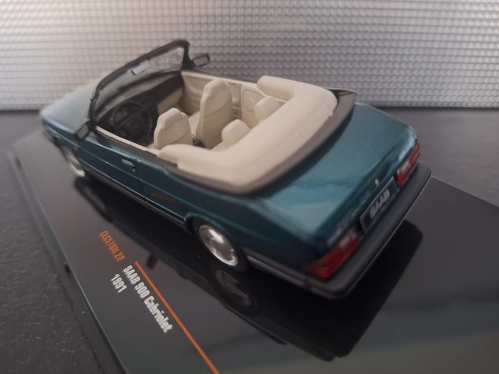 Saab 900 Cabriolet 1991 Schaal 1:43, Overige merken, IXO, IXO, Nieuw