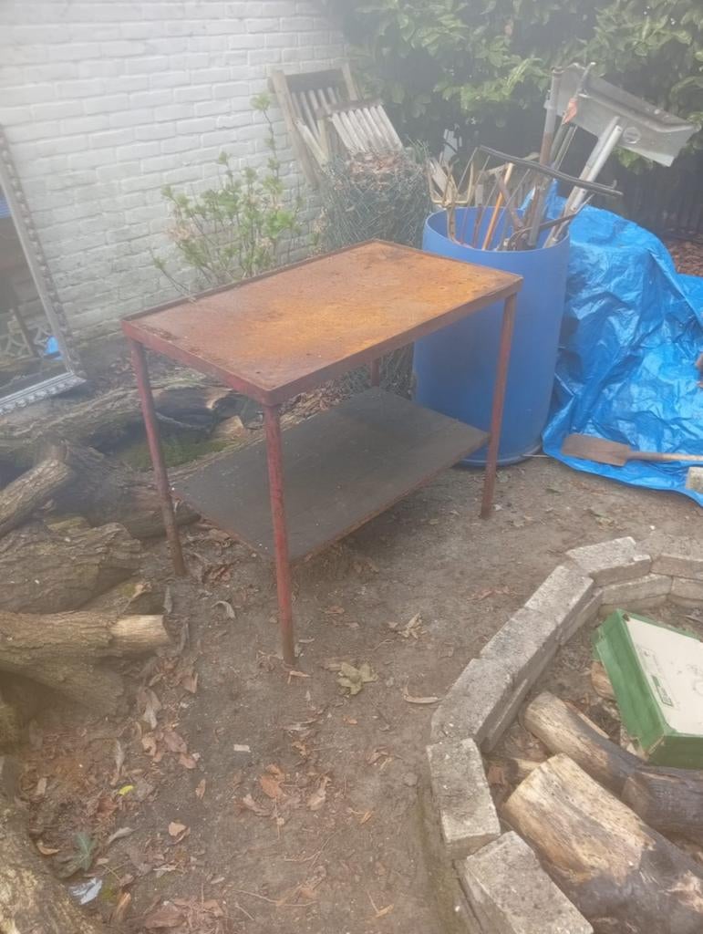 Werkbank met twee bladen opknapper, Ophalen, Gebruikt, 70 tot 120 cm