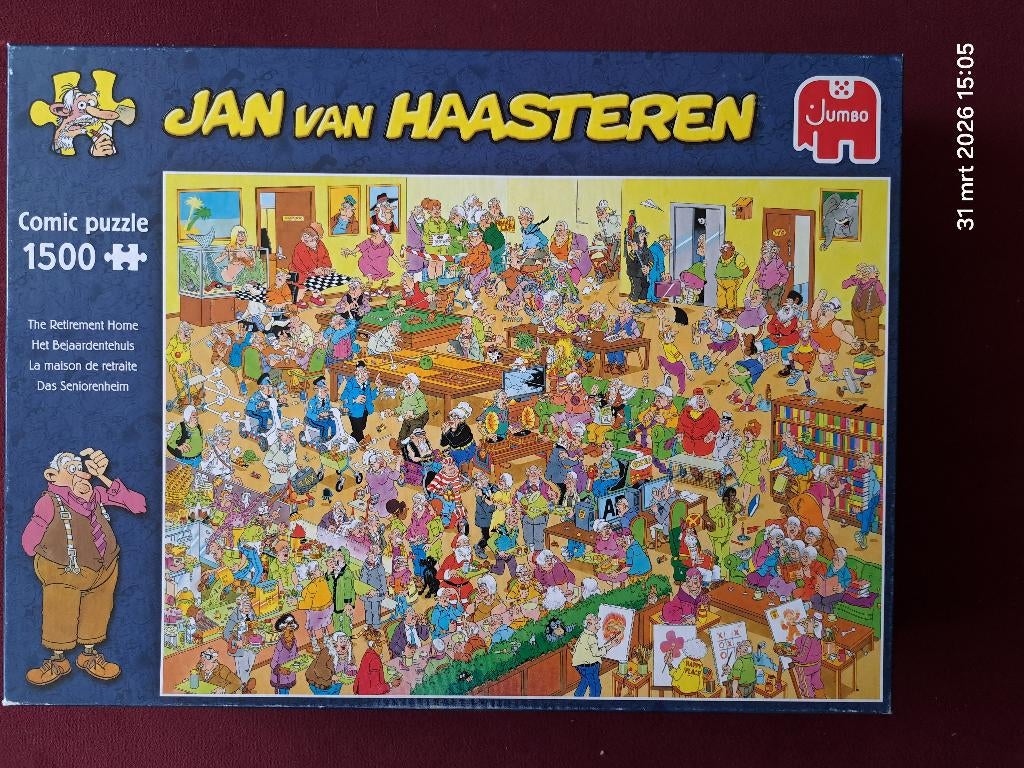 Jan van Haasteren puzzel, Ophalen of Verzenden, 500 t/m 1500 stukjes, Zo goed als nieuw, Legpuzzel