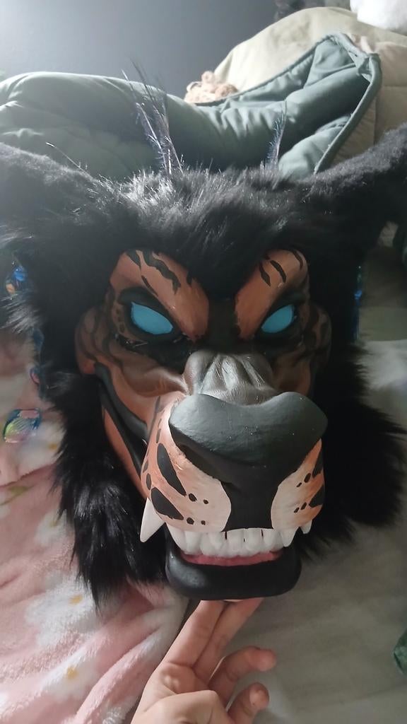 Pouwweerwolf hoofd, Hobby en Vrije tijd, Ophalen of Verzenden, Zo goed als nieuw, Overige typen