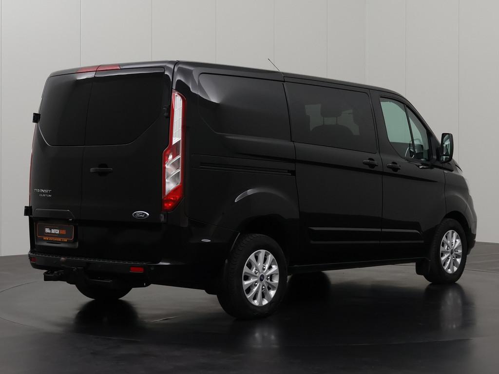 Ford Transit Custom 2.0TDCi 130PK Automaat Limited Dubbele C, Automaat, Stof, Zwart, Zwart