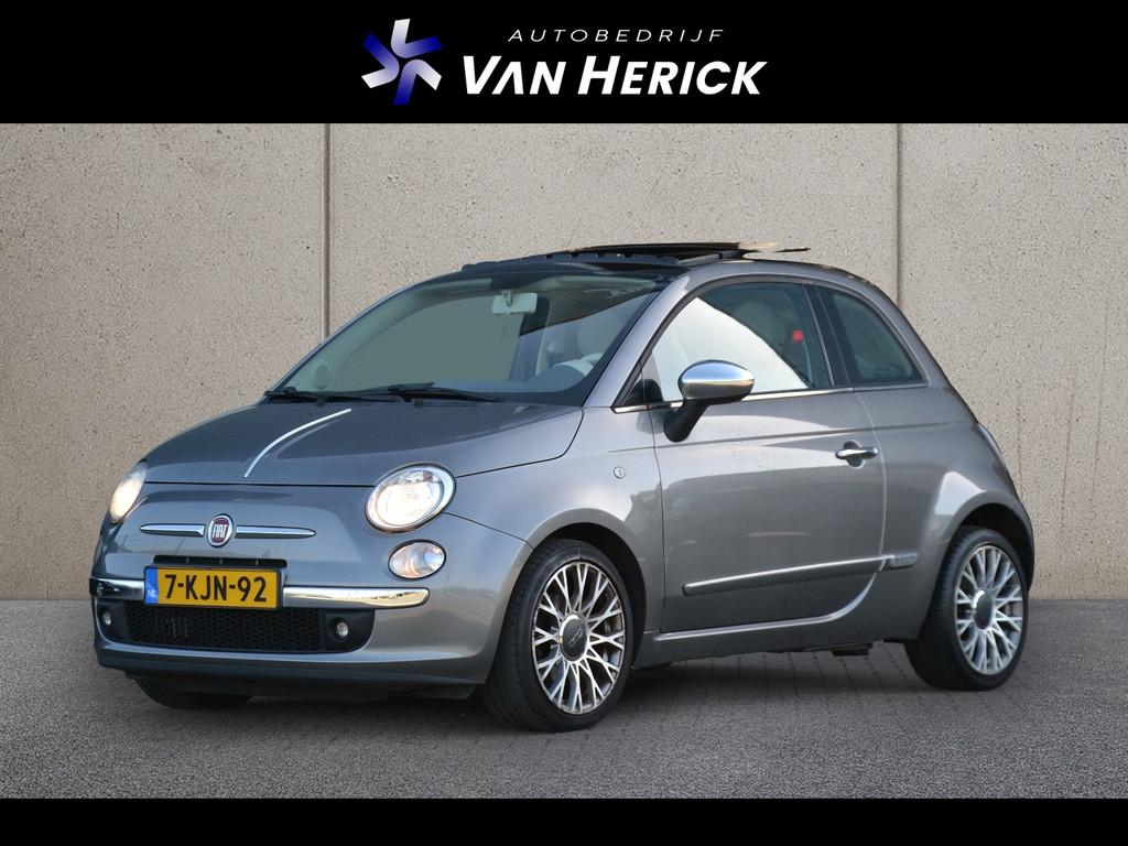 Fiat 500 0.9 TwinAir Lounge| Automaat | Leder | Schuif-kante, Auto's, Fiat, Euro 5, 86 pk, Gebruikt, Elektrische ramen