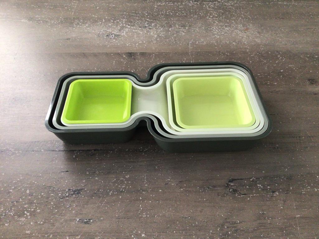 Vacu Vin Serve&Stack serveerbakjes, Huis en Inrichting, Keuken | Keukenbenodigdheden, Ophalen of Verzenden, Zo goed als nieuw