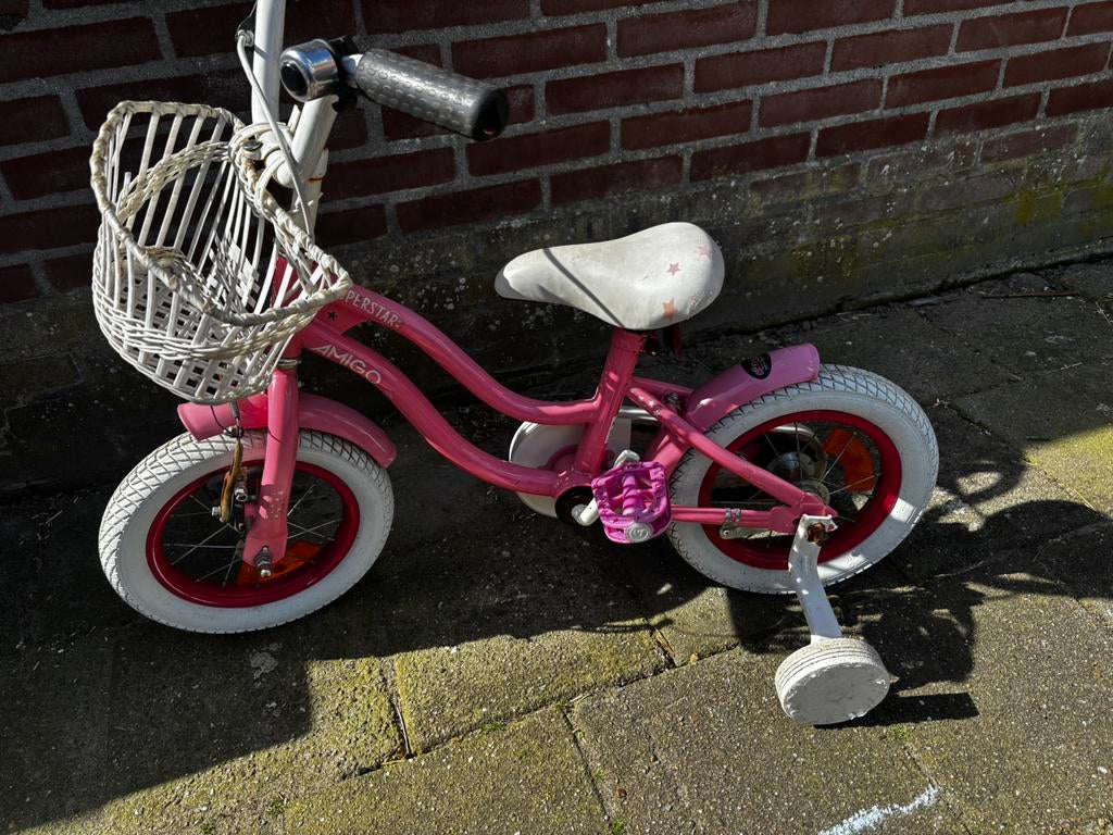 Kinderfietsje meisjes, Ophalen, Zo goed als nieuw, Minder dan 16 inch