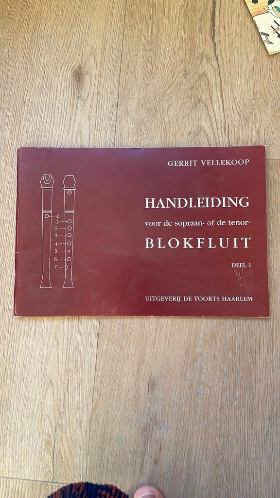 Handleiding blokfluit sopraan en tenor deel 1, Muziek en Instrumenten, Bladmuziek, Overige genres, Les of Cursus, Ophalen of Verzenden