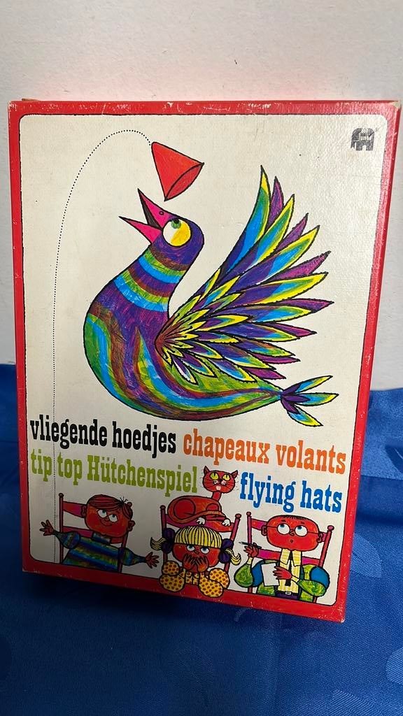 Oud Spel Vliegende hoedjes van Jumbo, Ophalen of Verzenden, Gebruikt