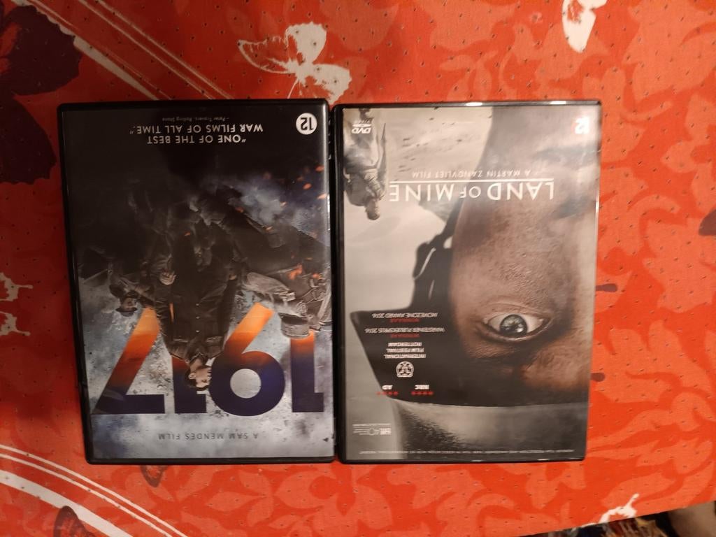 DVD's: 1917 en Land of Mine - Oorlogsdrama's, Ophalen of Verzenden