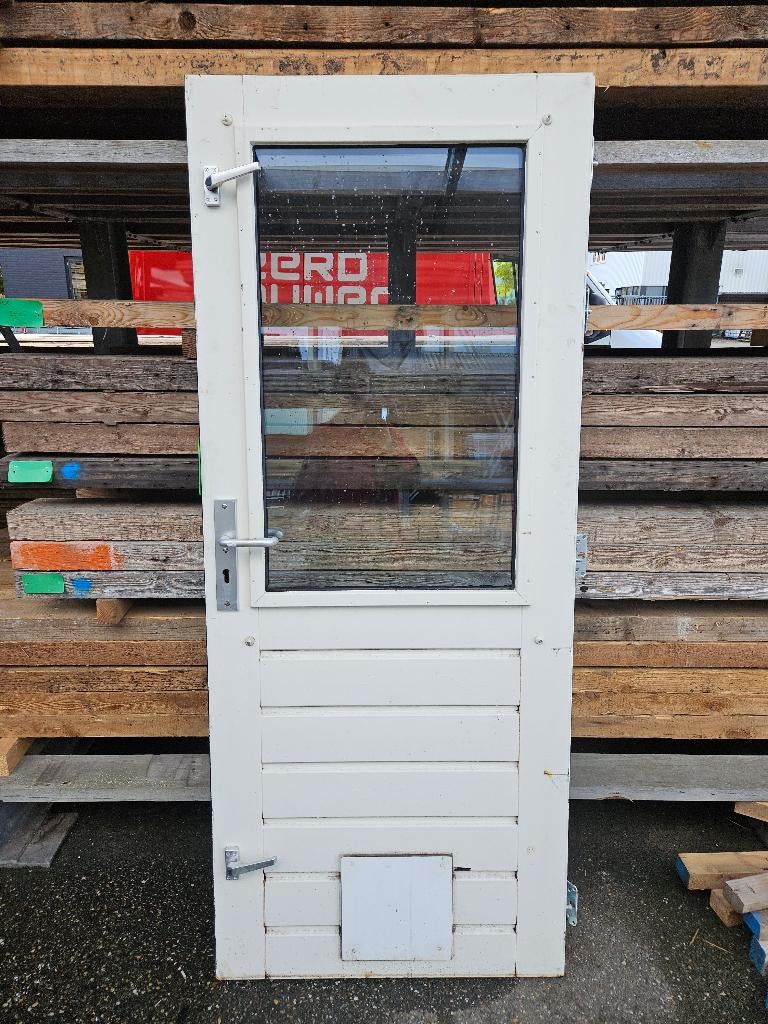 Achterdeur schuurdeur buitendeur deur 201 x 82,5 ( 328 ), Doe-het-zelf en Verbouw, Deuren en Horren, Ophalen, 120 cm of meer, Nb