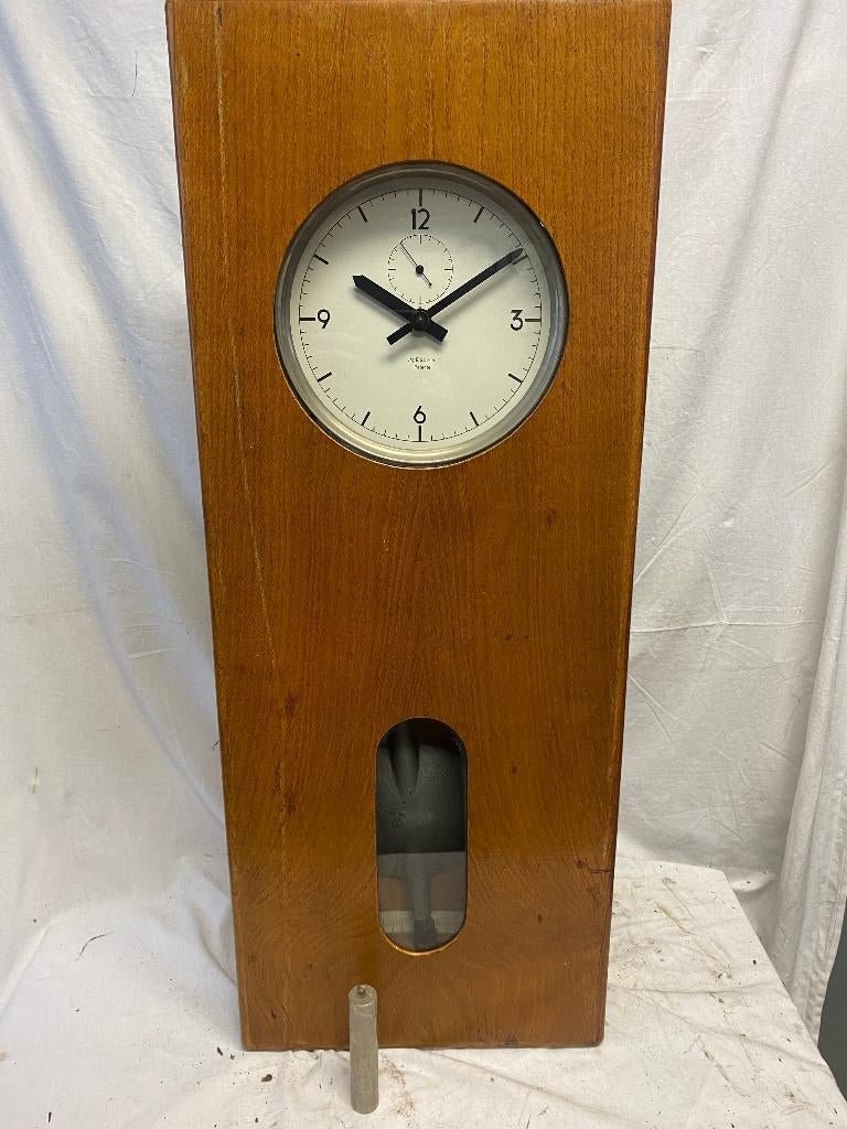 Elektrische Schauer moederklok, zeldzaam, Antiek en Kunst, Antiek | Klokken, Ophalen of Verzenden