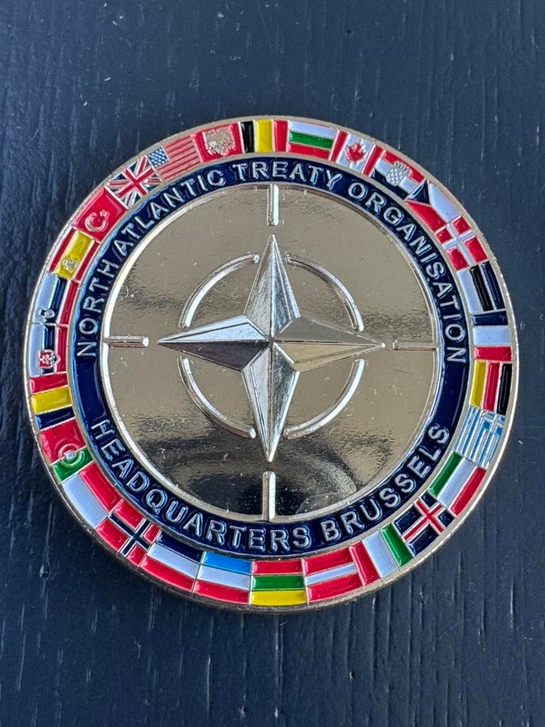 KL/NATO SHAPE NL gen-maj., Ophalen of Verzenden, Landmacht, Nederland, Embleem of Badge