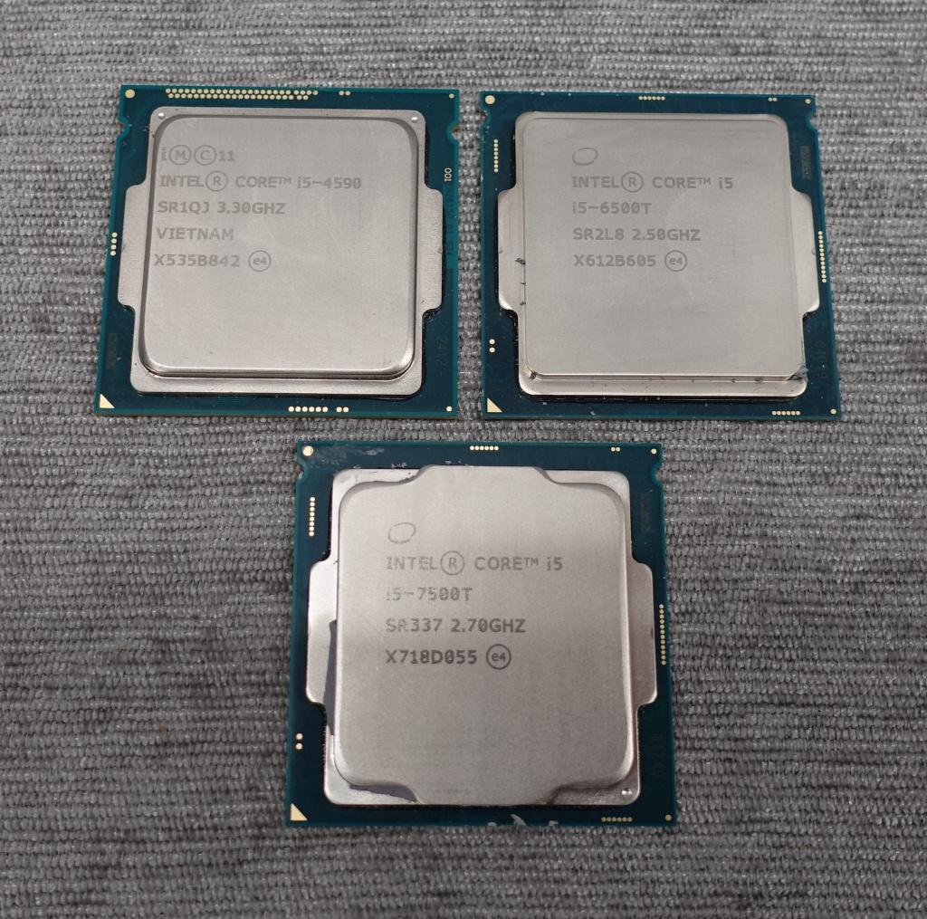 Intel i5 cpu's 3,30Ghz 4590 / 2,50Ghz 6500T / 2,70Ghz 7500T, Computers en Software, Processors, Ophalen of Verzenden, Zo goed als nieuw