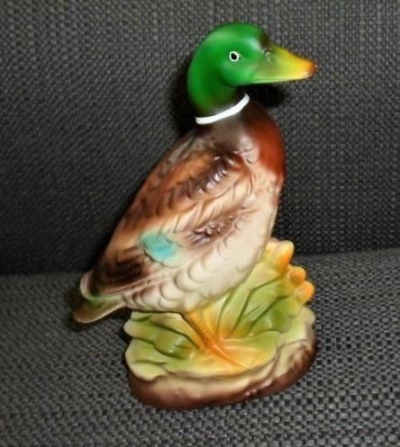 Beeld Porseleinen eend. (biscuit)., Ophalen of Verzenden, Zo goed als nieuw, Dier