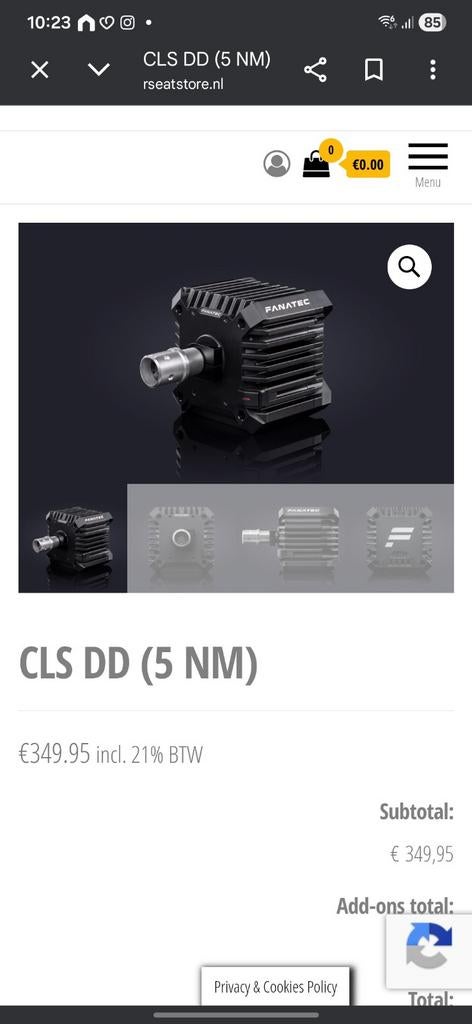 Zo goed als nieuwe racing sim, Ophalen of Verzenden