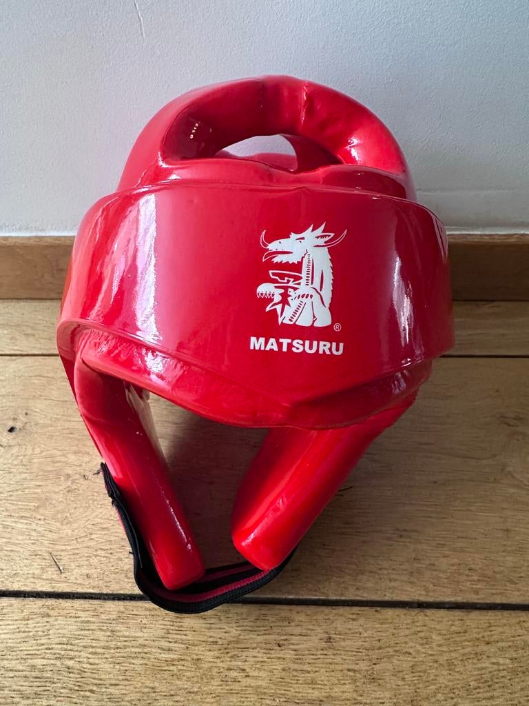 Junior Hoofdbescherming Matsuru - Prima Conditie (7-10 jaar), Vechtsportbescherming, Ophalen of Verzenden, Zo goed als nieuw, Karate