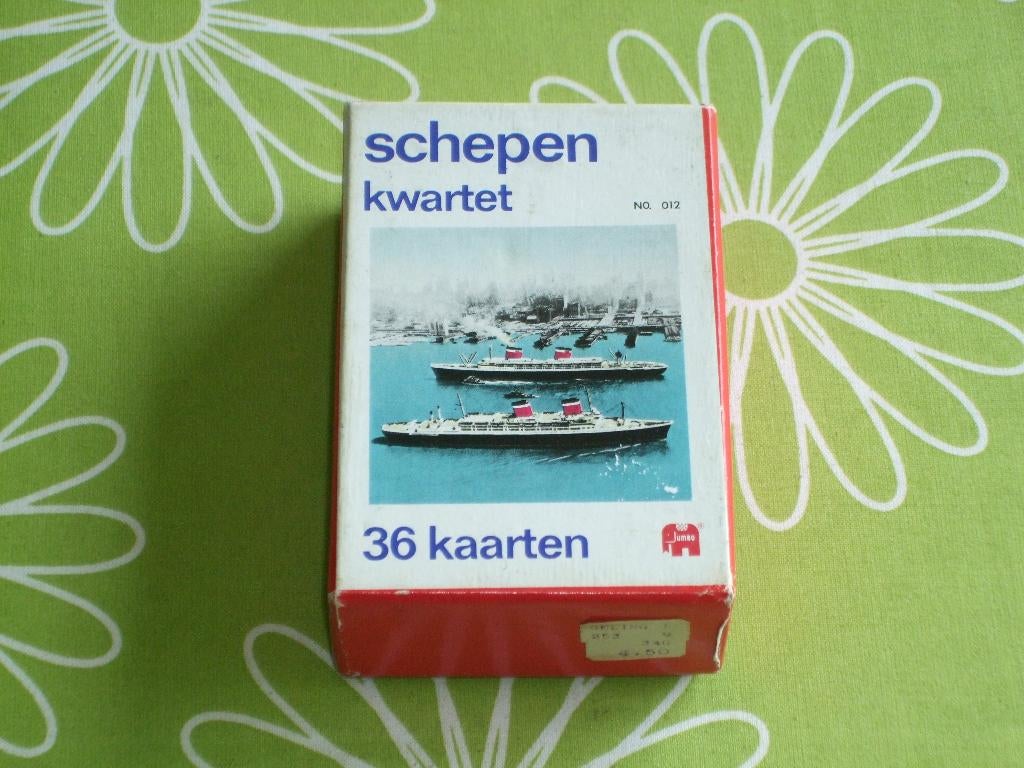 Vintage Jumbo schepen kwartet no 0.12, Ophalen of Verzenden, Gebruikt, Kwartet(ten)
