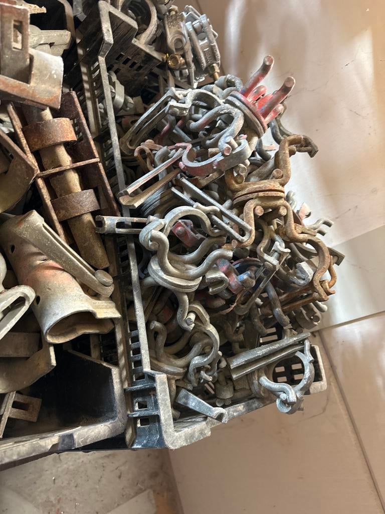 Steiger koppelingen diverse, Doe-het-zelf en Verbouw, Steigers, Ophalen, Gebruikt, Overige typen, Minder dan 2 meter