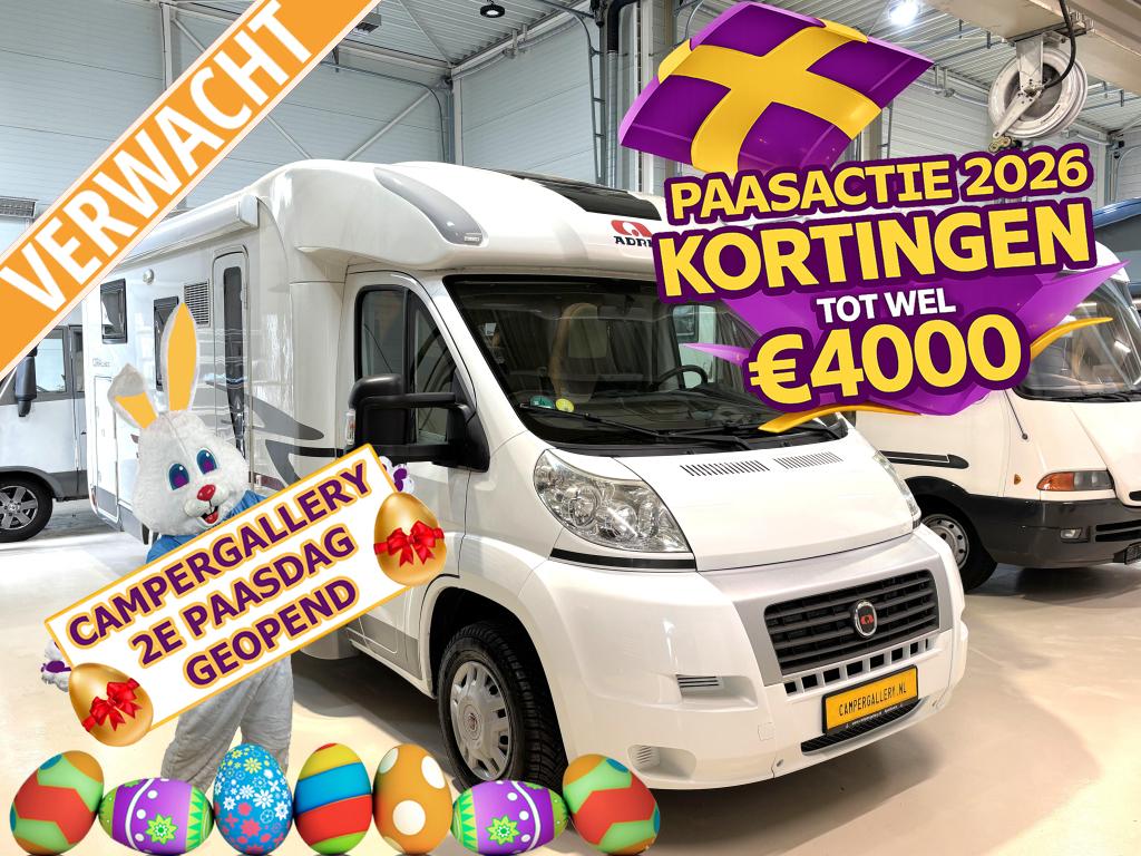 Adria Coral 690 SC QUEENSBED EURO 5, Ringverwarming, Fiat, 7 tot 8 meter, Bedrijf