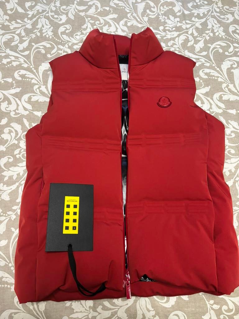 Moncler bodywarmer, Kleding | Heren, Bodywarmers, Ophalen of Verzenden, Nieuw, Maat 46 (S) of kleiner, Rood