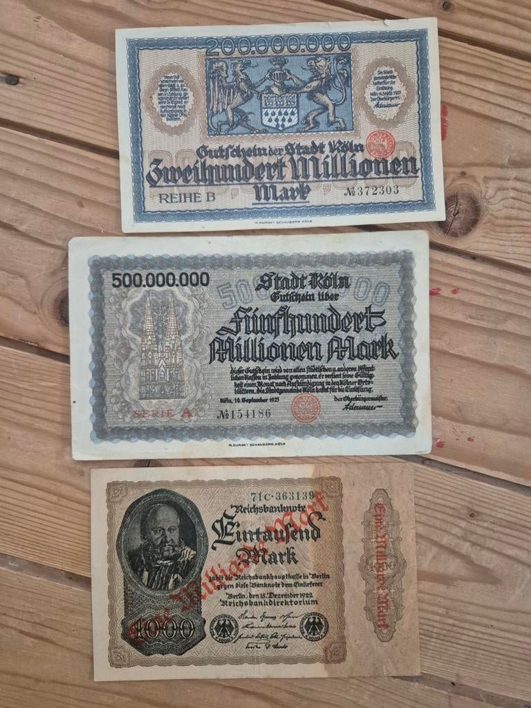 Noodgeld Duitsland 1921/1923, Postzegels en Munten, Bankbiljetten | Europa | Niet-Eurobiljetten, Ophalen of Verzenden, Duitsland