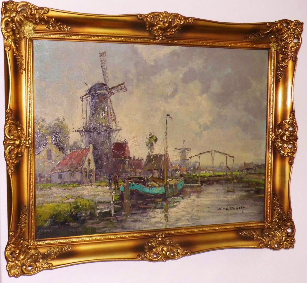 Wim van Norden olieverf op doek., Ophalen